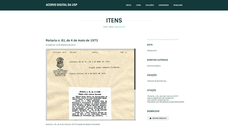 Acervo Digital da USP