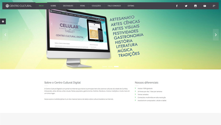 Layout Centro Cultural Digital