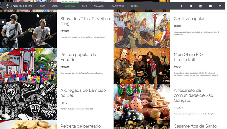 Layout Centro Cultural Digital