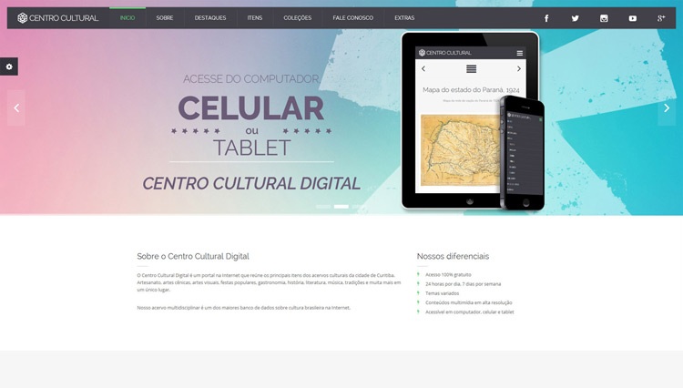 Layout Centro Cultural Digital