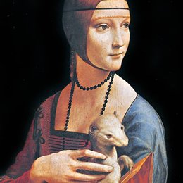 “Dama com Arminho”, Leonardo da Vinci, 1485-1490. Coletânea “Capire La Pittura n. 3 - Leonardo”, Fabbri Editori, Milão, 1989.