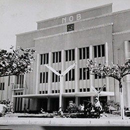 Estação Central de Bauru na década de 1970. © Museu Ferroviário Regional de Bauru.