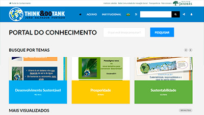 Portal do Conhecimento em Sustentabilidade - Instituto Jatobás