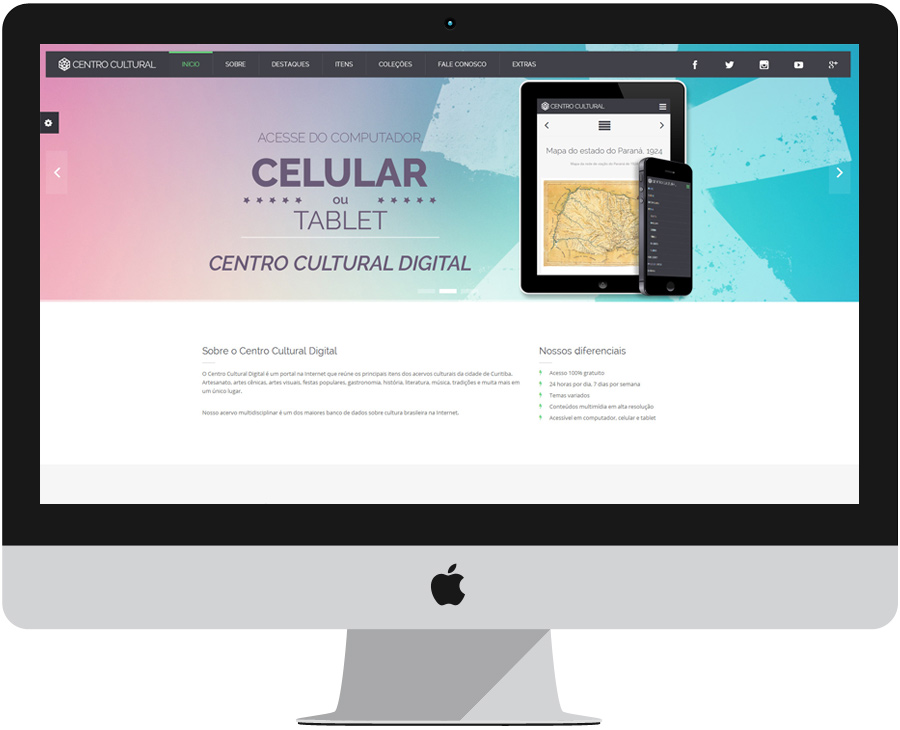 Layout Centro Cultural Digital